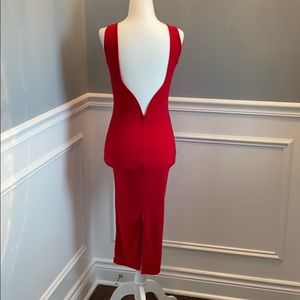 Elegant XS Windsor Red Maxi Dress